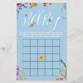 Oh Baby onder de Baby shower Bingo Flyer van het Z (Voorkant)