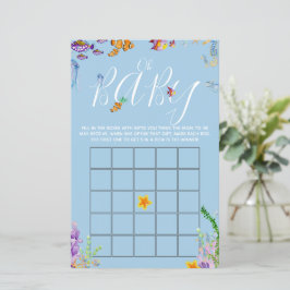 Oh Baby onder de Baby shower Bingo Flyer van het Z