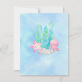 Oh Baby onder de uitnodiging van het Zee Baby show (Achterkant)