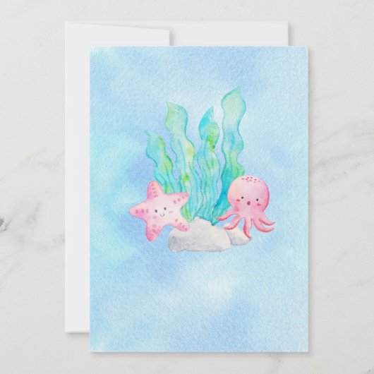 Oh Baby onder de uitnodiging van het Zee Baby show (Achterkant)