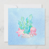 Oh Baby onder de uitnodiging van het Zee Baby show (Achterkant)