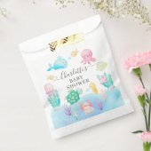 Oh Baby onder het Baby shower van het Zee Bedankzakje (Gezegeld)