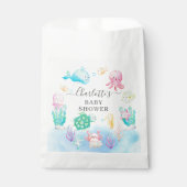 Oh Baby onder het Baby shower van het Zee Bedankzakje (Voorkant)