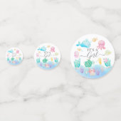 Oh Baby onder het Baby shower van het Zee Confetti (Voorkanten)