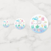 Oh Baby onder het Baby shower van het Zee Confetti (Achterkanten)