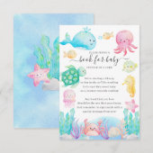 Oh Baby Onder het Zee Boek voor Baby Informatiekaartje (Voorkant / Achterkant)