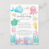 Oh Baby Onder het Zee Boek voor Baby Informatiekaartje (Voorkant)