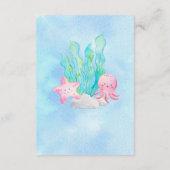 Oh Baby Onder het Zee Boek voor Baby Informatiekaartje (Achterkant)