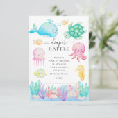 Oh Baby onder het Zee luierspoeltje Kaart (Staand voorkant)