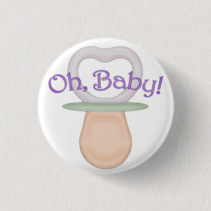 Oh, Baby! Pacifier-ontwerp Ronde Button 3,2 Cm