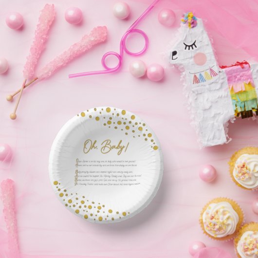 Oh Baby papier Bord (Feest)