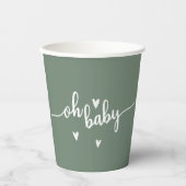 Oh baby papieren bekers (Voorkant)
