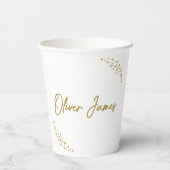 Oh, Baby papieren bekers (Achterkant)