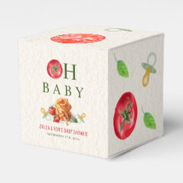 Oh Baby Pasta & Fopspenen Baby shower Bedankdoosjes