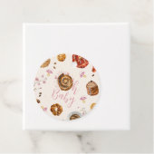 Oh Baby Pastries + Pacifiers Meisje Baby shower Bedankjes Labels (In situ)