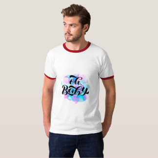 Oh Baby penseel belettering illustratie T-shirt