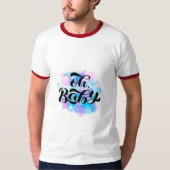 Oh Baby penseel belettering illustratie T-shirt (Voorkant)