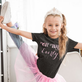 Oh Baby Persoonlijke Roze Meisjesachtige Meisje