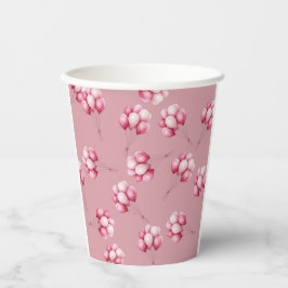 Oh Baby Pink Balloons Papieren Bekers