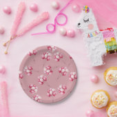 Oh Baby Pink Balloons Papieren Bordje (Feest)