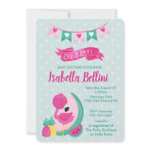 Oh baby Pink Flamingo Baby shower