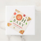 Oh Baby Pizza + Baby shower Pacifiers Bedankjes Labels (In situ)