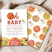 Oh Baby Pizza & Pacifiers Baby shower Kaart