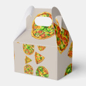 Oh Baby Pizza Tomatoes Olivia Groen Baby shower Bedankdoosjes (Achterkant)