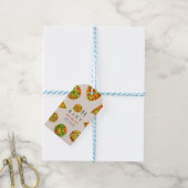 Oh Baby Pizza Tomatoes Olivia Groen Baby shower Cadeaulabel (Met Touw)