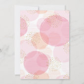 Oh Baby Polka Dots Baby shower Uitnodiging (Achterkant)