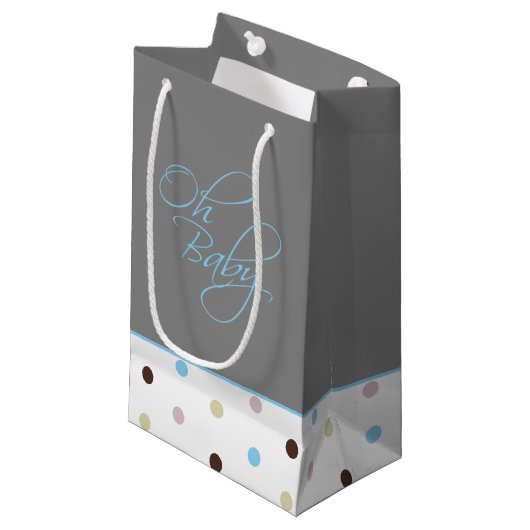 Oh Baby Posh Baby Gift voor Jongen Klein Cadeauzakje (Voorkant Gekanteld)