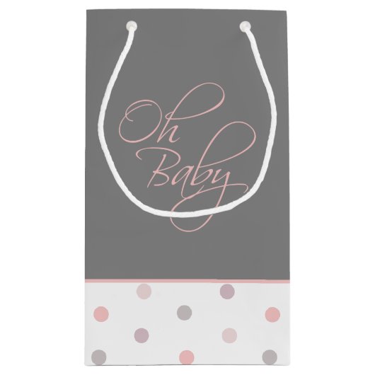 Oh Baby Posh Baby Gift voor Meisje Klein Cadeauzakje (Achterkant)