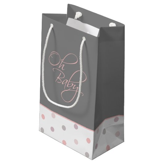 Oh Baby Posh Baby Gift voor Meisje Klein Cadeauzakje (Achterkant Gekanteld)