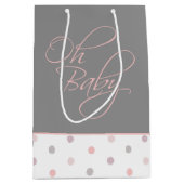 Oh Baby Posh Baby Meisje Medium Cadeauzakje (Voorkant)