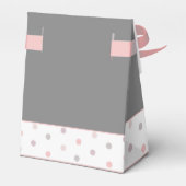 Oh Baby Posh Baby shower voor Meisje Bedankdoosjes (Achterkant)