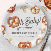 Oh Baby Pretzels & Fopspenen Baby shower Welkom Papieren Bordje