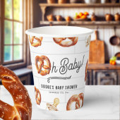 Oh Baby Pretzels & Fopspenen Neutraal Baby shower Papieren Bekers