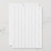 Oh Baby-Q Baby Shower Girl Rustic BBQ Kaart (Achterkant)