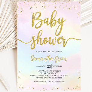 Oh Baby Regenboog Baby Shower Kaart