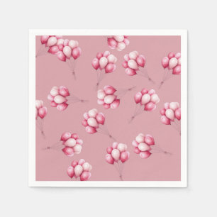 Oh Baby roze ballonnen Servet