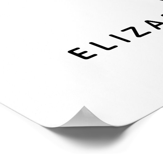 Oh Baby roze Feet Baby shower Welkomstteken Poster (Hoek)