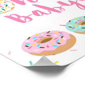 Oh Baby! Roze schoenbord Donut Sprinkle Poster (Hoek)