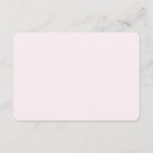 Oh Baby roze Stripes Shower Book Request Card Informatiekaartje (Achterkant)