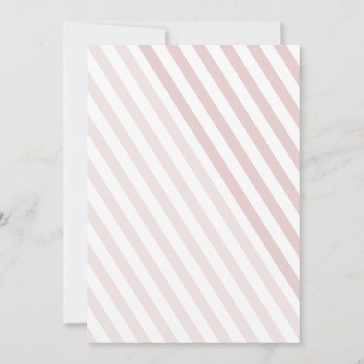 Oh Baby Roze wandelwagen Pram Girl Baby shower Kaart (Achterkant)