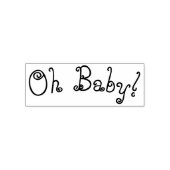 Oh baby rubber stempel (Design)