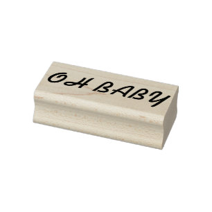 Oh baby rubber stempel, oh baby stempel, kaartenma rubberstempel