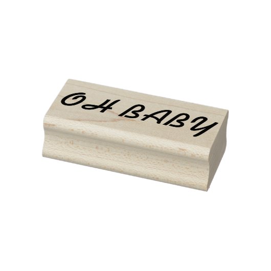Oh baby rubber stempel, oh baby stempel, kaartenma rubberstempel (Stempel)