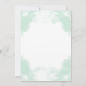 Oh Baby Safari Animals Baby shower Invitation Kaart (Achterkant)