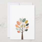 Oh Baby Safari Animals Baby shower Kaart (Achterkant)