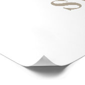 Oh Baby Safari Animals Boho Baby shower welkom Poster (Hoek)